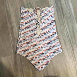 Acacia Swimwear tube top one piece